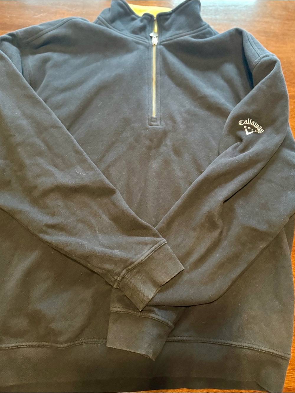 Callaway Men's Navy Quarter-Zip Pullover Sweater